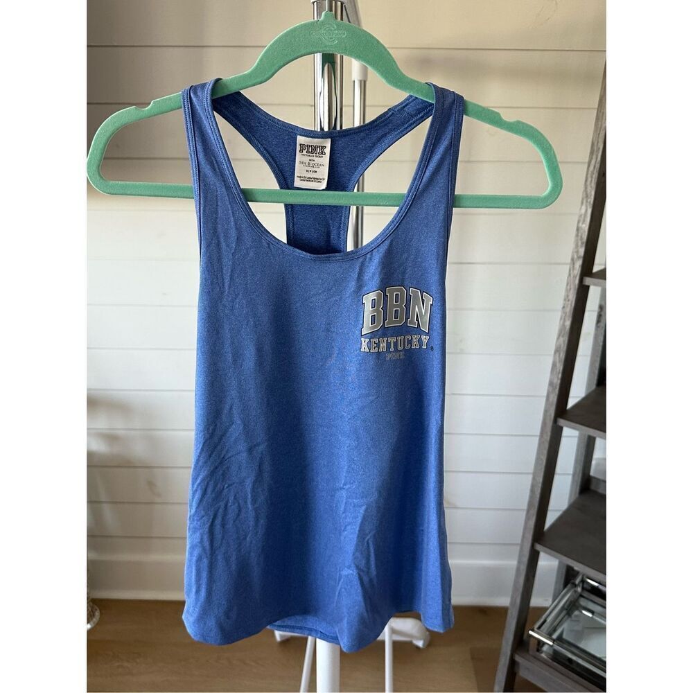 Pink Victoria's Secret Big Blue Nation BBN Kentucky tank top sz small